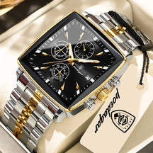 Relógio de Pulso Masculino Elegante de Quartzo com Cronógrafo – Modelo 25