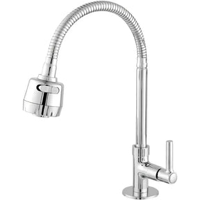 Torneira Cozinha Parede Gourmet Inox Flexível Cromada Premium Anti-corrosão Luxo