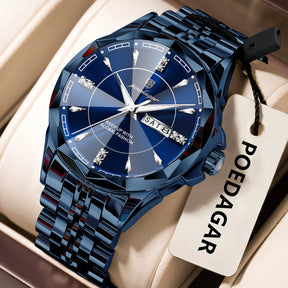 Relógio de Pulso Masculino Elegante de Quartzo com Calendário – Modelo 22