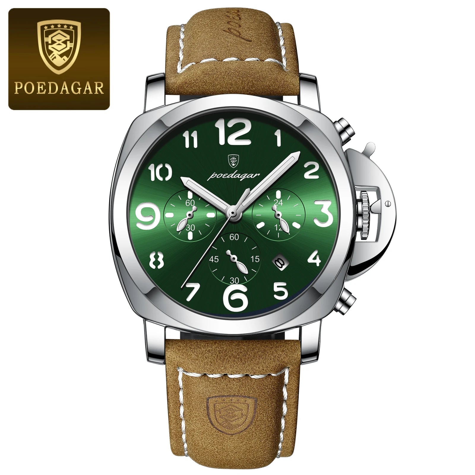 Relógio de Pulso Masculino Militar de Quartzo com Luminoso