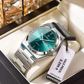 Relógio de Pulso Masculino Elegante de Quartzo com Calendário – Modelo 26