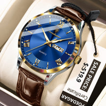 Relógio de Pulso Masculino Militar de Quartzo com Calendário