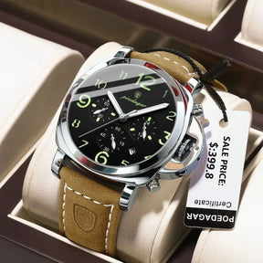 Relógio de Pulso Masculino Militar de Quartzo com Luminoso