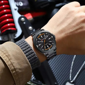 Relógio de Pulso Masculino Elegante de Quartzo – Modelo 15