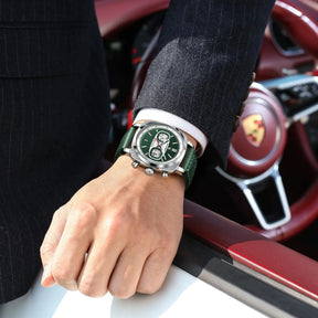Relógio de Pulso Masculino Elegante de Quartzo com Cronógrafo – Modelo 30