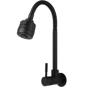 Torneira Cozinha Parede Gourmet Inox Flexível Cromada Premium Anti-corrosão Luxo