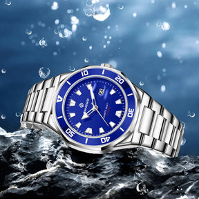 Relógio de Pulso Masculino Elegante de Quartzo com Luminoso – Modelo 11