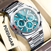 Relógio de Pulso Masculino Elegante de Quartzo com Cronógrafo – Modelo 09