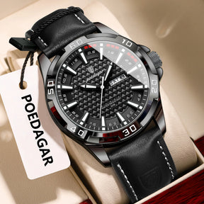 Relógio de Pulso Masculino Elegante de Quartzo com Calendário – Modelo 23