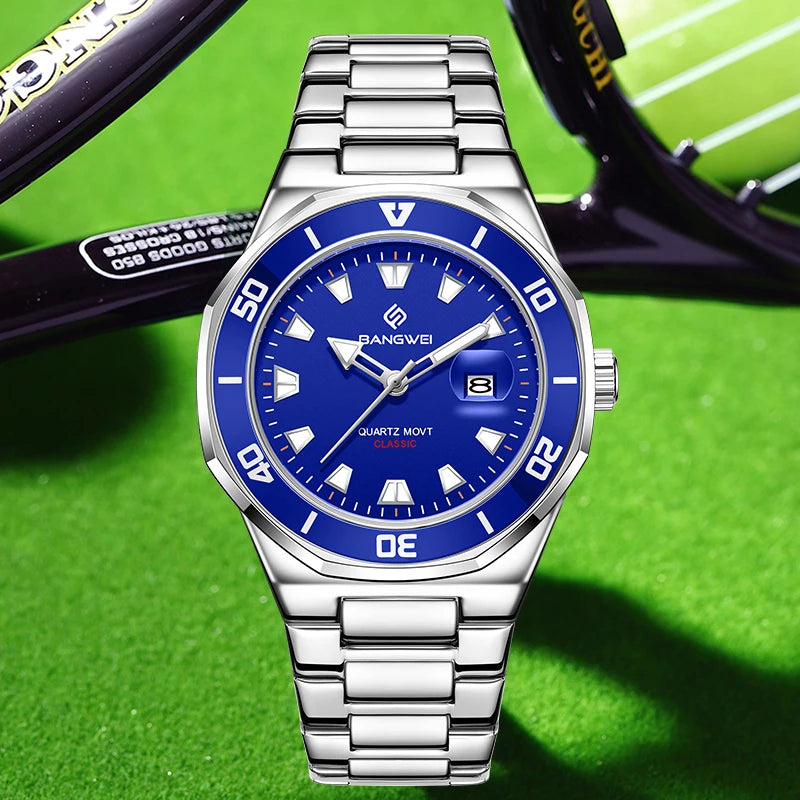 Relógio de Pulso Masculino Elegante de Quartzo com Luminoso – Modelo 11