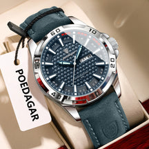 Relógio de Pulso Masculino Elegante de Quartzo com Calendário – Modelo 23