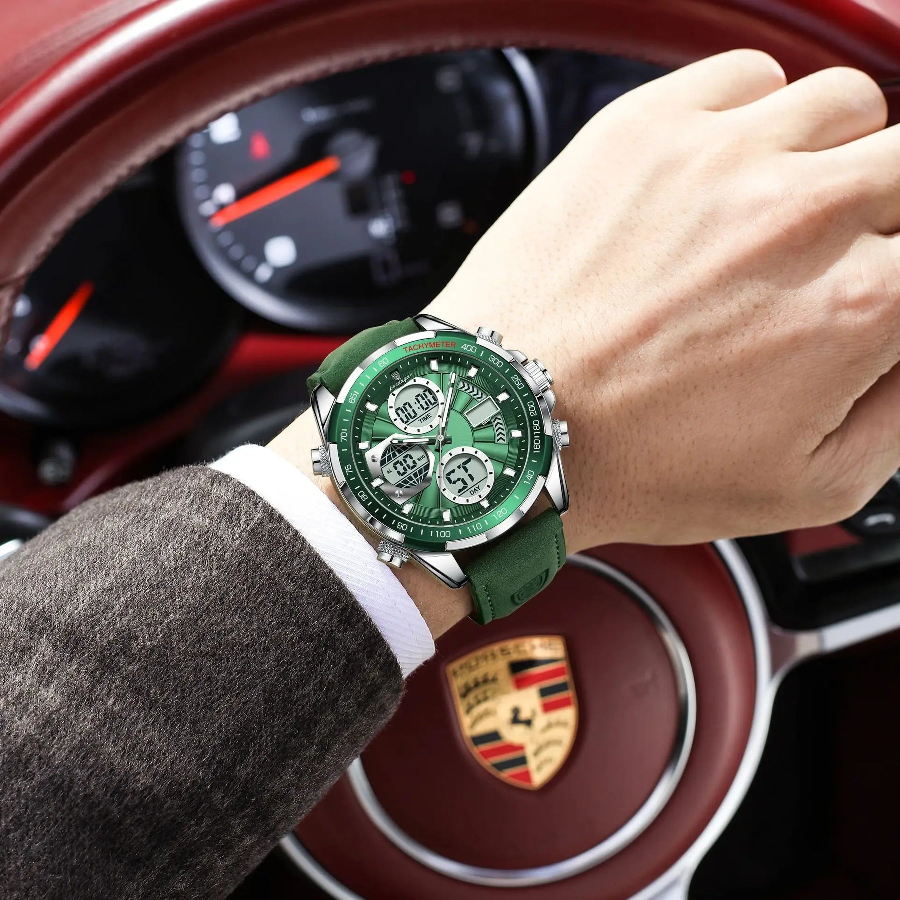 Relógio de Pulso Masculino Elegante de Quartzo com Calendário – Modelo 32
