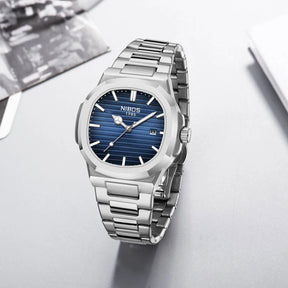 Relógio de Pulso Masculino Elegante de Quartzo com Calendário – Modelo 19