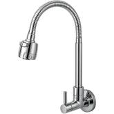 Torneira Cozinha Parede Gourmet Inox Flexível Cromada Premium Anti-corrosão Luxo
