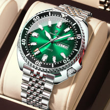 Relógio de Pulso Masculino Elegante de Quartzo com Calendário – Modelo 34