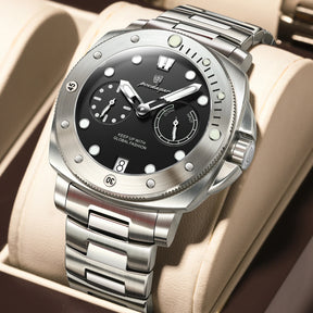 Relógio de Pulso Masculino Elegante de Quartzo com Luminoso – Modelo 14