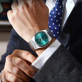 Relógio de Pulso Masculino Elegante de Quartzo com Calendário – Modelo 26
