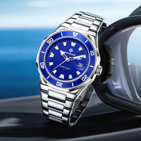 Relógio de Pulso Masculino Elegante de Quartzo com Luminoso – Modelo 11