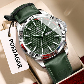 Relógio de Pulso Masculino Elegante de Quartzo com Calendário – Modelo 23