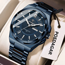 Relógio de Pulso Masculino Elegante de Quartzo com Calendário – Modelo 20