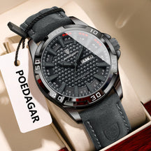 Relógio de Pulso Masculino Elegante de Quartzo com Calendário – Modelo 23