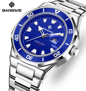 Relógio de Pulso Masculino Elegante de Quartzo com Luminoso – Modelo 11