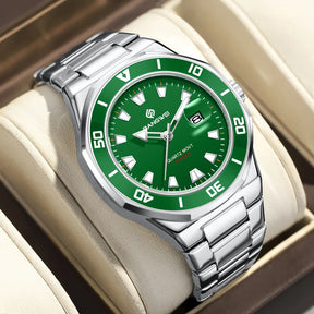Relógio de Pulso Masculino Elegante de Quartzo com Luminoso – Modelo 11