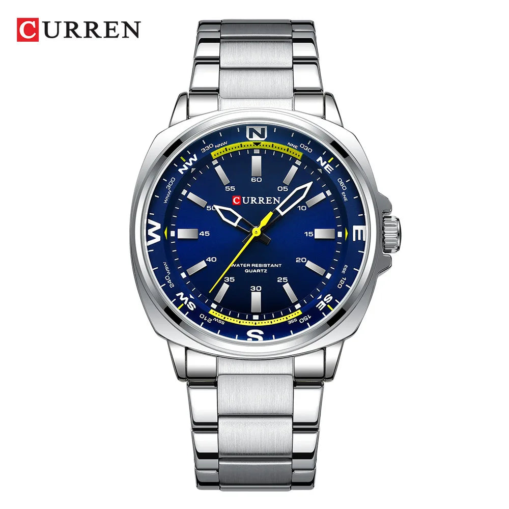 Relógio de Pulso Masculino Elegante de Quartzo – Modelo 15