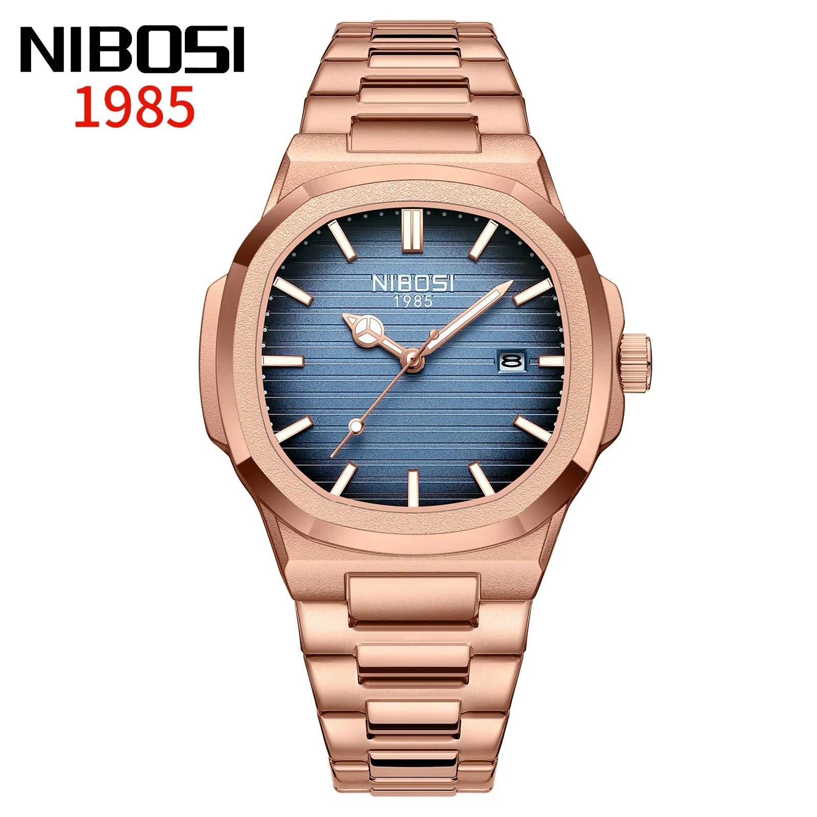 Relógio de Pulso Masculino Elegante de Quartzo com Calendário – Modelo 19