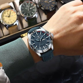 Relógio de Pulso Masculino Elegante de Quartzo com Calendário – Modelo 23