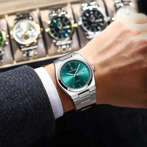 Relógio de Pulso Masculino Elegante de Quartzo com Calendário – Modelo 26
