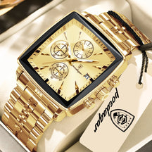 Relógio de Pulso Masculino Elegante de Quartzo com Cronógrafo – Modelo 25