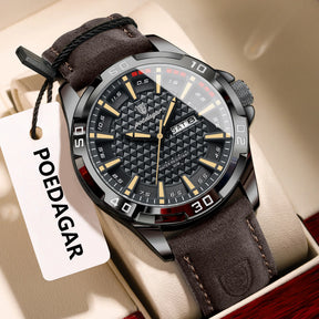 Relógio de Pulso Masculino Elegante de Quartzo com Calendário – Modelo 23