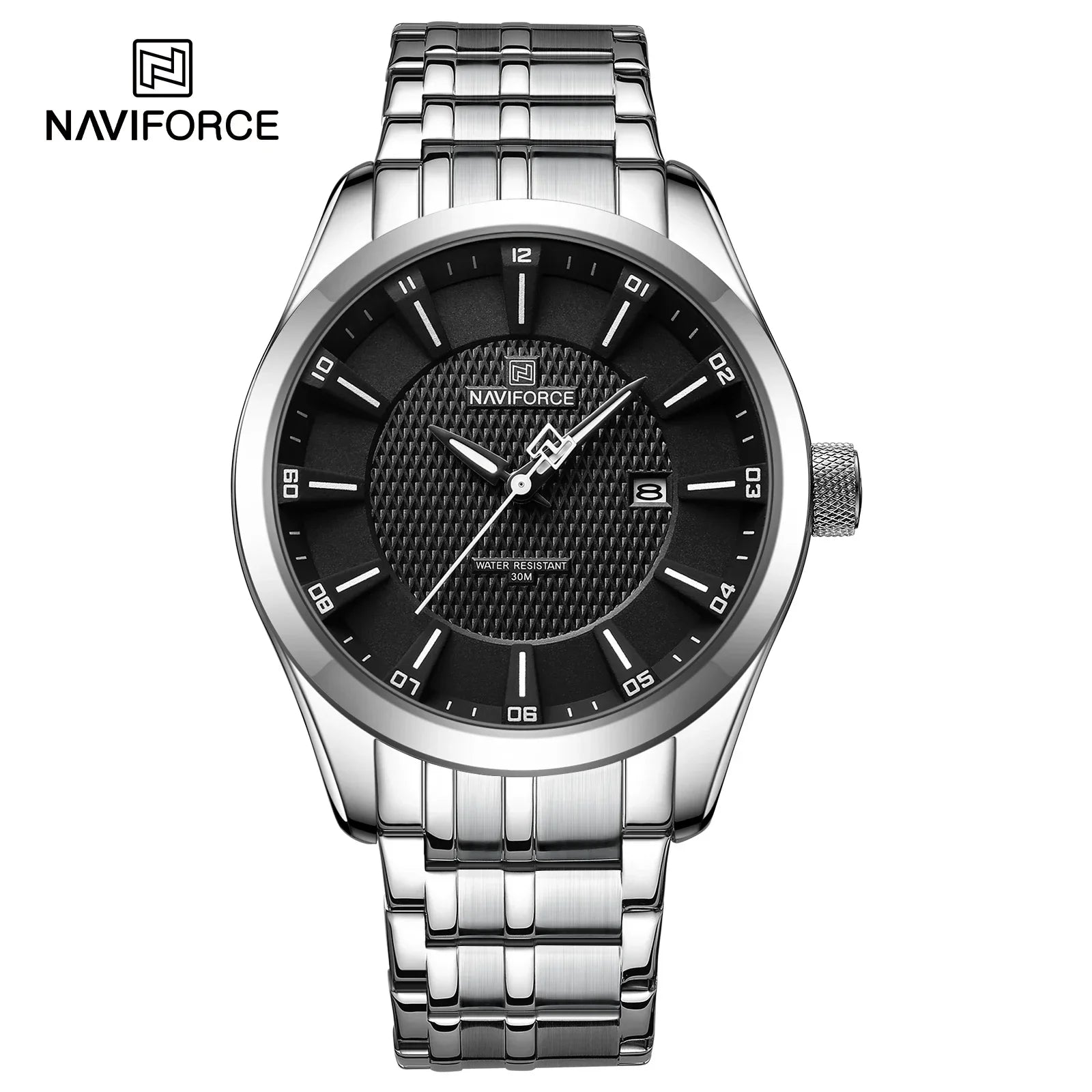 Relógio de Pulso Masculino Elegante de Quartzo com Luminoso – Modelo 12