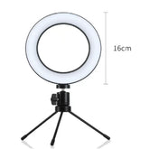 Ring Ligth Tripé de Mesa Iluminador pra Selfie/Youtuber/Maquiagem/Vídeo.