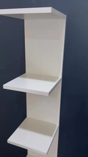 torre de prateleiras estante mdf 170 ou 85 cm cor BRANCA