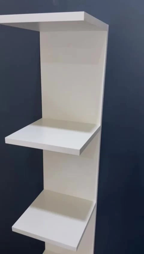 torre de prateleiras estante mdf 170 ou 85 cm cor BRANCA