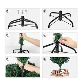 Árvore de Natal Luxo 1,80m 2,10m - Decoração Festiva Luxuosa para Natal