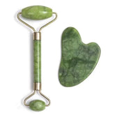 Rolo Pedra de Jade Placa Gua Sha Massagem Facial Anti Ruga Rolinho Jade Lançamento Variações Roller