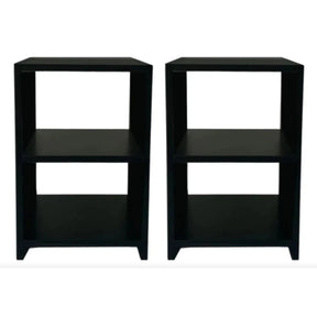 Mesa de Cabeceira Nicho Quarto Preto/Branco