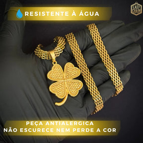Corrente Moeda Antiga Modelo Influenciadores Pingente Nossa Senhora Aparecida Cravejado