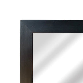 Espelho 50x100 com Moldura Luxo Cor Preto Para Decoração
