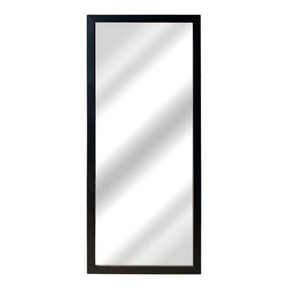 Espelho 50x100 com Moldura Luxo Cor Preto Para Decoração