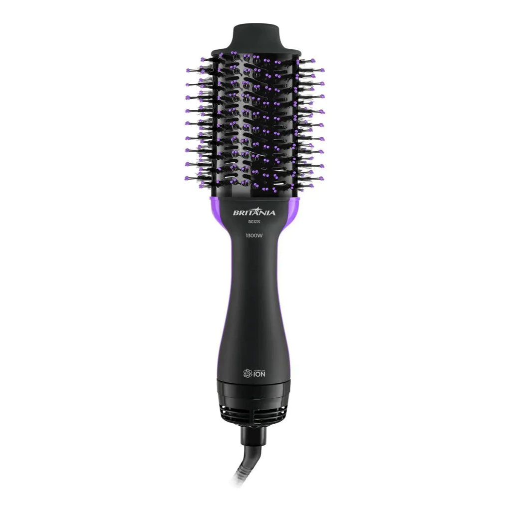 Escova Secadora Britânia 4 Em 1 Bes35 1300w Cor Preto - BIVOLT