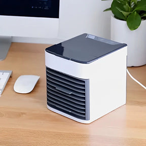 Mini Ar Condicionado Resfriador Portatil Air Cooler Umidificador Climatizador USB