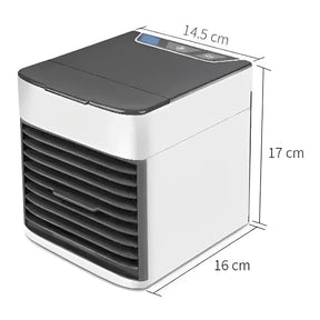 Mini Ar Condicionado Resfriador Portatil Air Cooler Umidificador Climatizador USB
