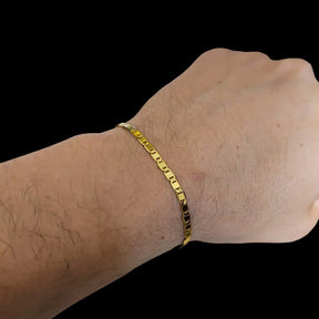 Corrente Fininha Masculina E Pulseira Moeda Antiga Masculino Com Pingente Placa Cruz