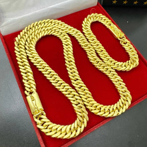 Cordão lacraia 70cm e pulseira 13mm 22cm kit 100% moeda antiga