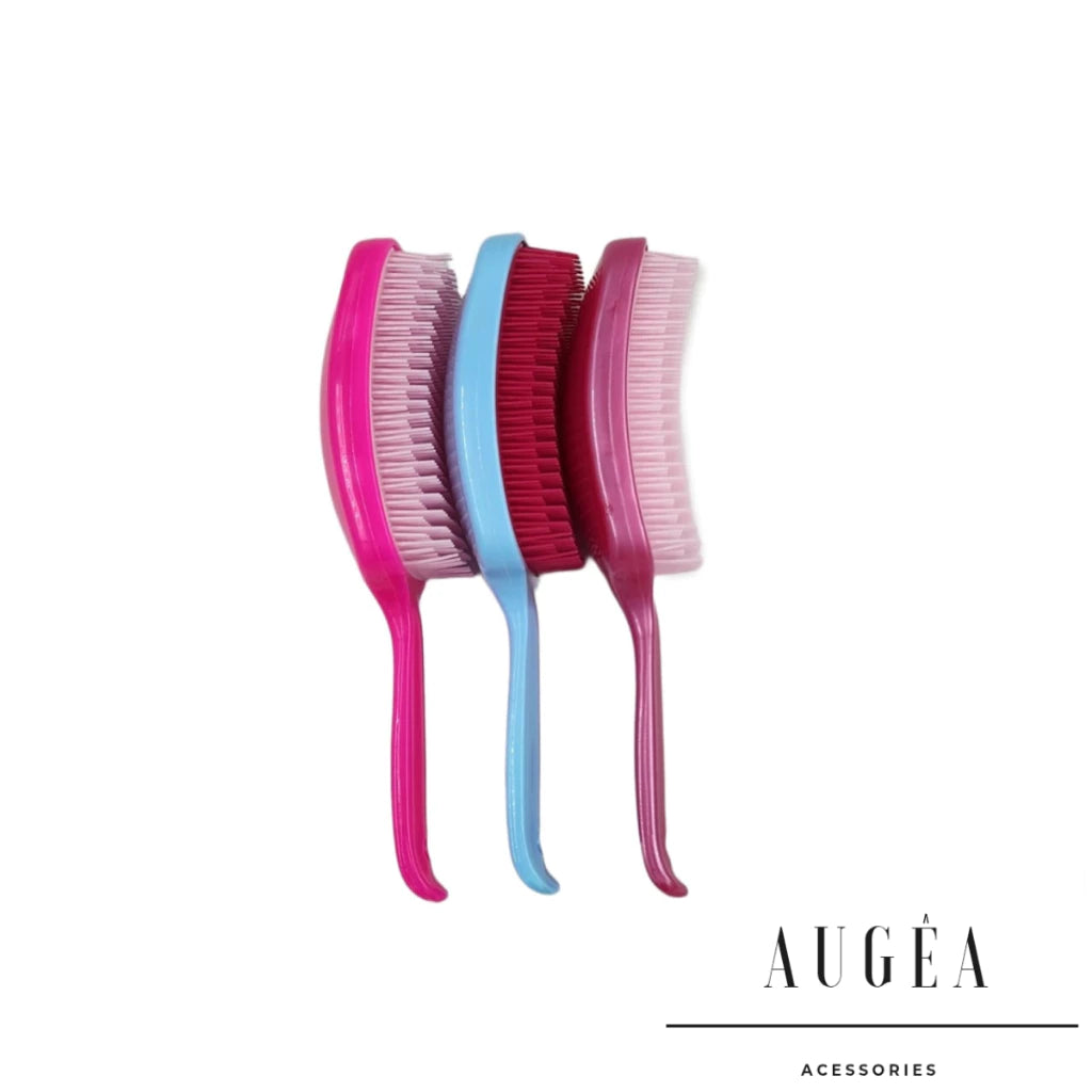 Escova de Cabelo Raquete Flex Desembaraçadora Mágica Finalização