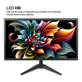 Monitor Viewpro 23,6 Led Com Hdmi Cor Preto Mwv23 - Preto
